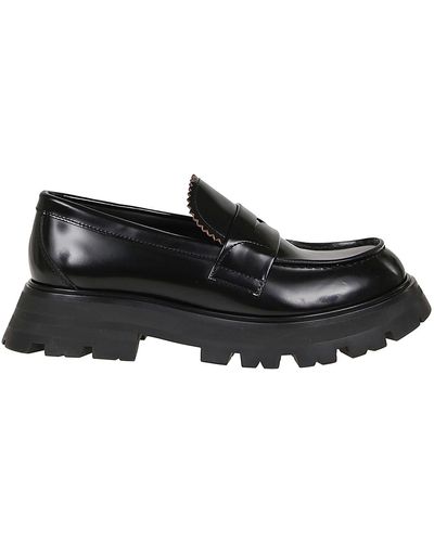 Alexander McQueen Leather Loafers - Black