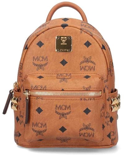 MCM Mini Backpack - Brown
