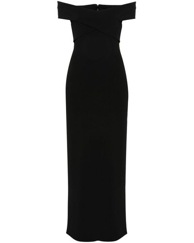 Solace London The Ines Maxi Dress - Black