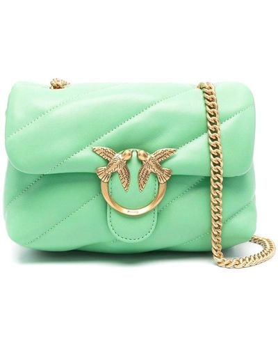 Pinko Love Mini Puff Cl Bag - Green