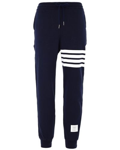 Thom Browne Engineered 4-bar Tracksuit Bottoms - Blue