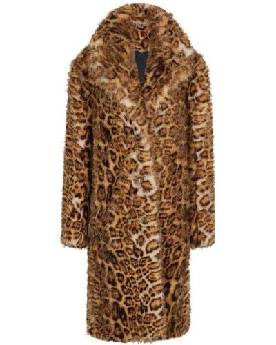 Rabanne Leopard Print Faux Fur - Multicolor