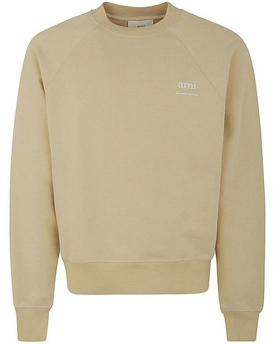 Ami Paris Sweatshirt - Natural
