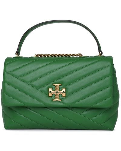 Tory Burch Small Kira Bag In Leather - Green