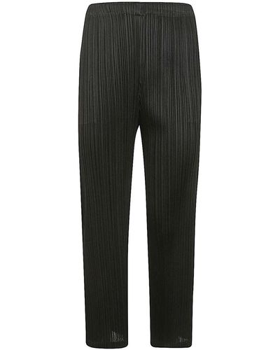 Pleats Please Issey Miyake Monthly Colours Febraury Trousers - Black