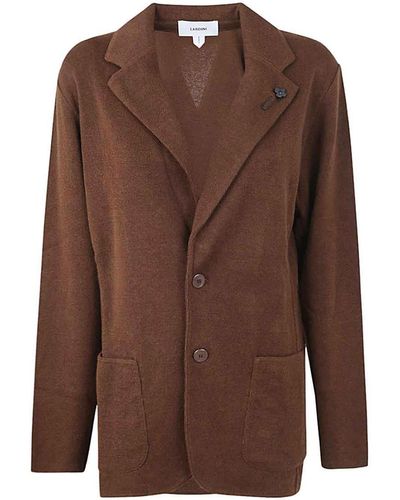 Lardini Knitted Jacket - Brown