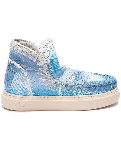 Mou Sequins Trainers - Blue