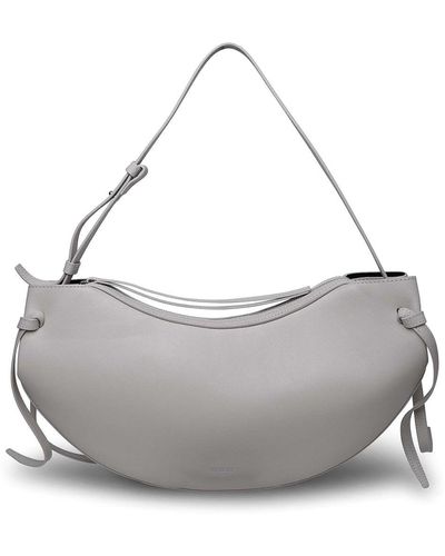 Yuzefi Leather Bag - Grey