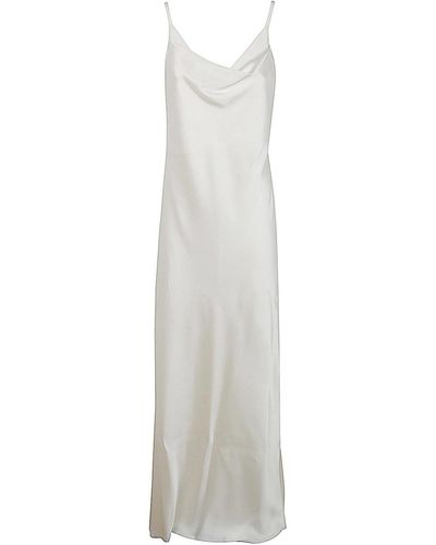Ann Demeulemeester Nura Long Slip Dress - White