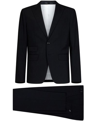 DSquared² Virgin Wool Formal Suit - Black