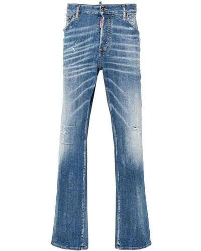 DSquared² Straight Leg Jeans - Blue