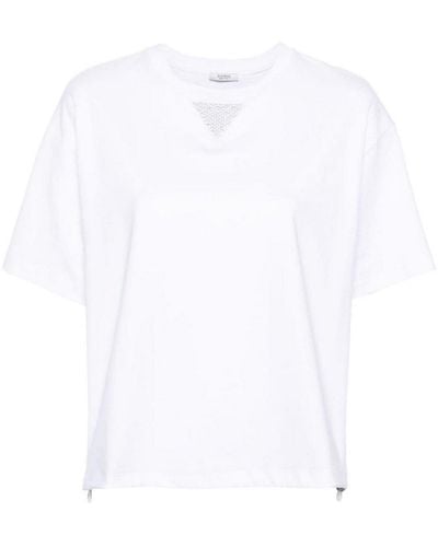 Peserico T-shirt With Light Point - White