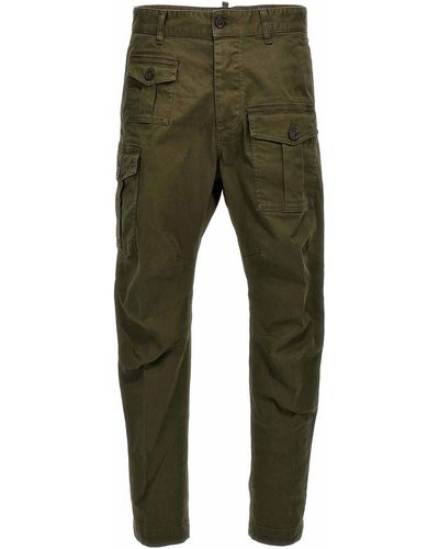 DSquared² Sexy Cargo Trousers - Green