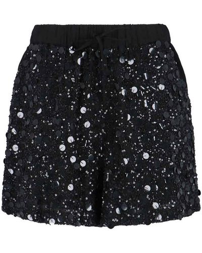 P.A.R.O.S.H. Sequined Shorts - Black