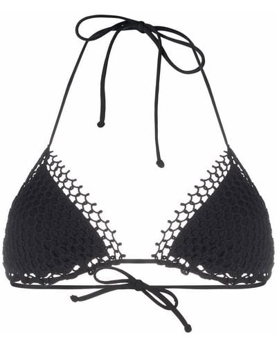 La Perla Etoile Triangle Bikini Top - Black