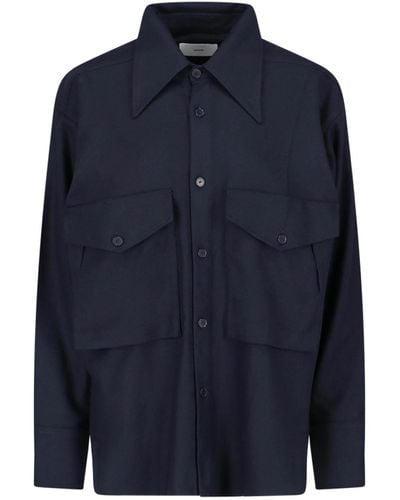 Setchu Shirt Jacket - Blue