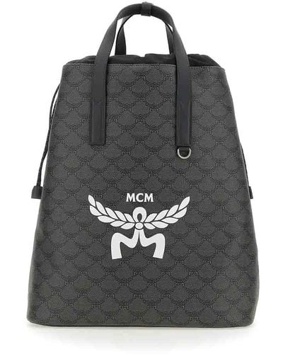 MCM Medium Backpack Lauretos - Black