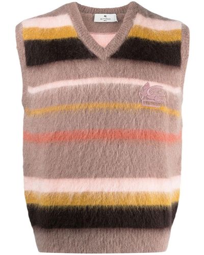 Etro Wool Vest - Pink