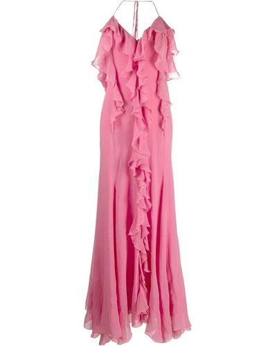 Blumarine Ruffled Dress - Pink