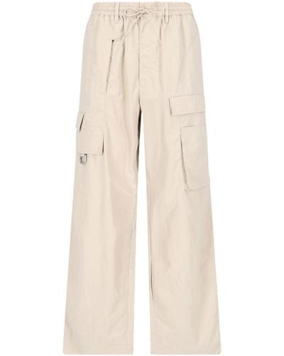 Y-3 Y-3 Crinkle Technical-Nylon Pants - Natural
