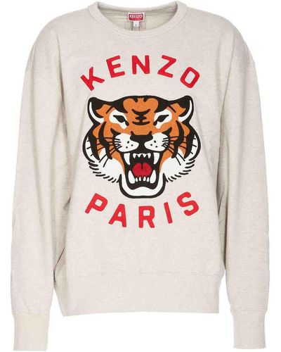 KENZO Lucky Tiger Oversize Sweatshirt - Pink