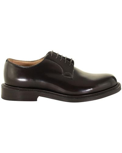 Church's Shannon Polished Leather Derby Shoes - Brown