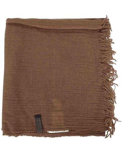 Fabiana Filippi Scarf - Brown