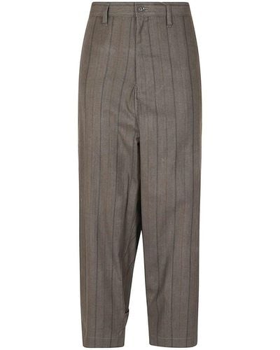Yohji Yamamoto Casual Trousers - Grey