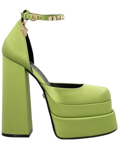 Versace Medusa Aevitas Court Shoes - Green