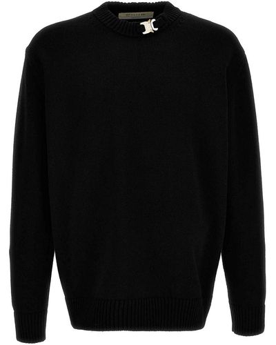 1017 ALYX 9SM Buckle Collar Sweater - Black