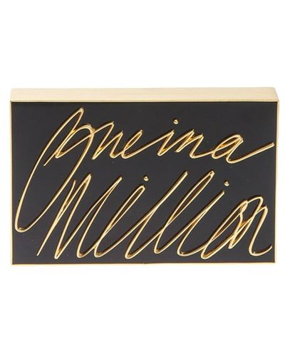 Lulu Guinness Oliva Clutch - Black