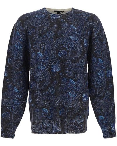 Etro Wool Pullover - Blue