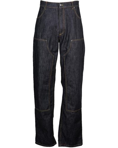 Moschino Catwalk baggy Jeans - Blue
