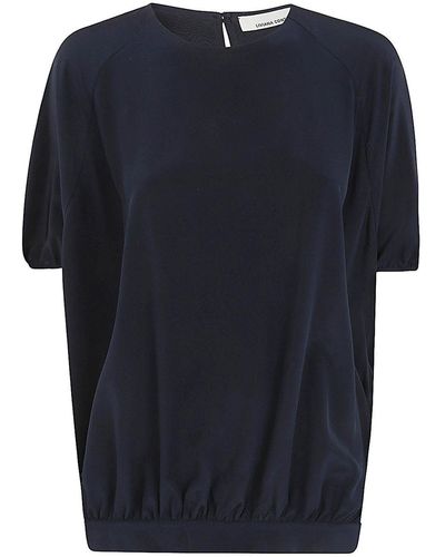 Liviana Conti Silk Shirt - Blue