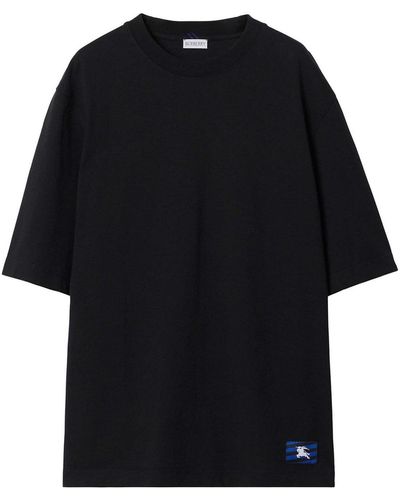 Burberry Knight-patch T-shirt - Black