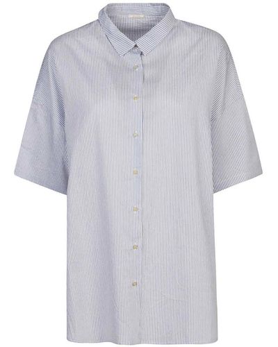 Apuntob Cotton And Silk Blend Shirt - White