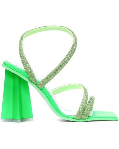 Chiara Ferragni Glitter Detailed Sandals - Green