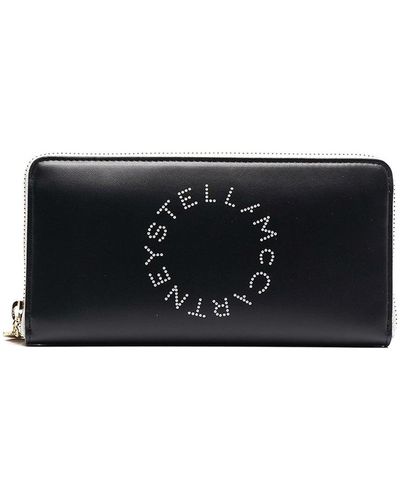 Stella McCartney Logoed Eco Leather Wallet - Black
