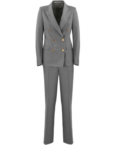 Tagliatore Grey Pinstripe T-paris Suit