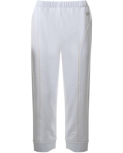 Stella McCartney Cropped Trousers - White
