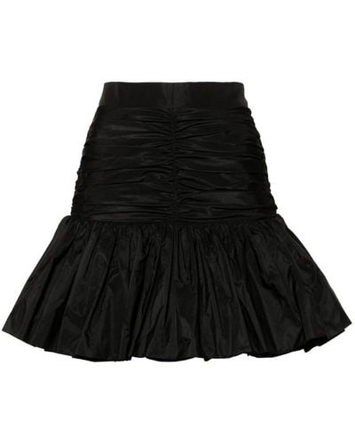 Patou Skirt With Flounces - Black