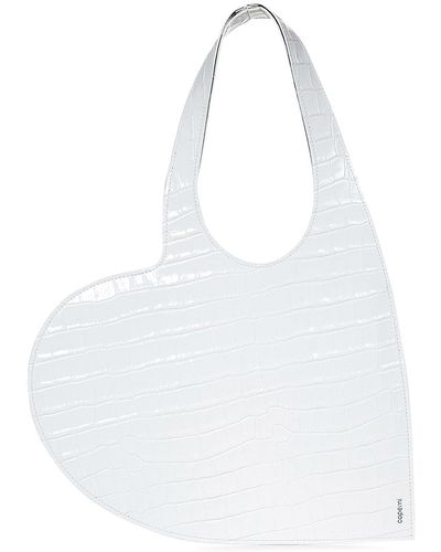 Coperni Heart-shaped Handbag - White