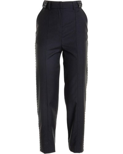 John Richmond Stretch Wool Trousers - Blue