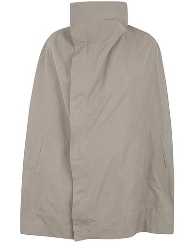 Rick Owens Sailbiker Coat - Gray