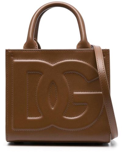 Dolce & Gabbana Mini Dg Daily Tote Bag - Brown