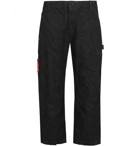 44 Label Group Casual Trousers - Black