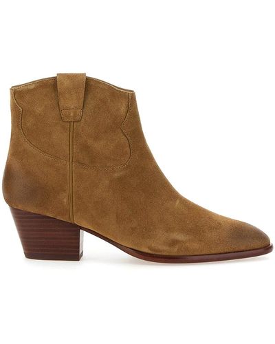 Ash Fame Ankle Boots - Brown