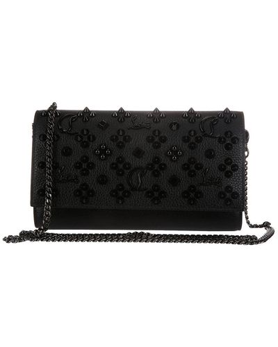 Christian Louboutin Paloma Leather Wallet - Black