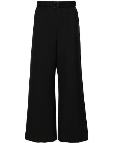 Sacai Suiting Bonding Trousers - Black