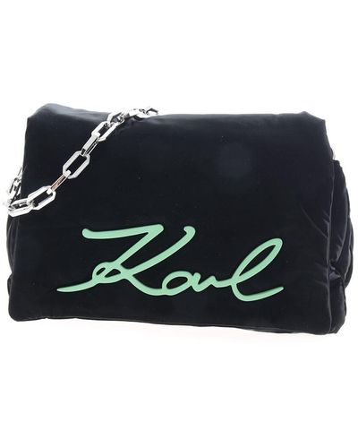 Karl Lagerfeld K/signature Soft Small Bag In - Blue